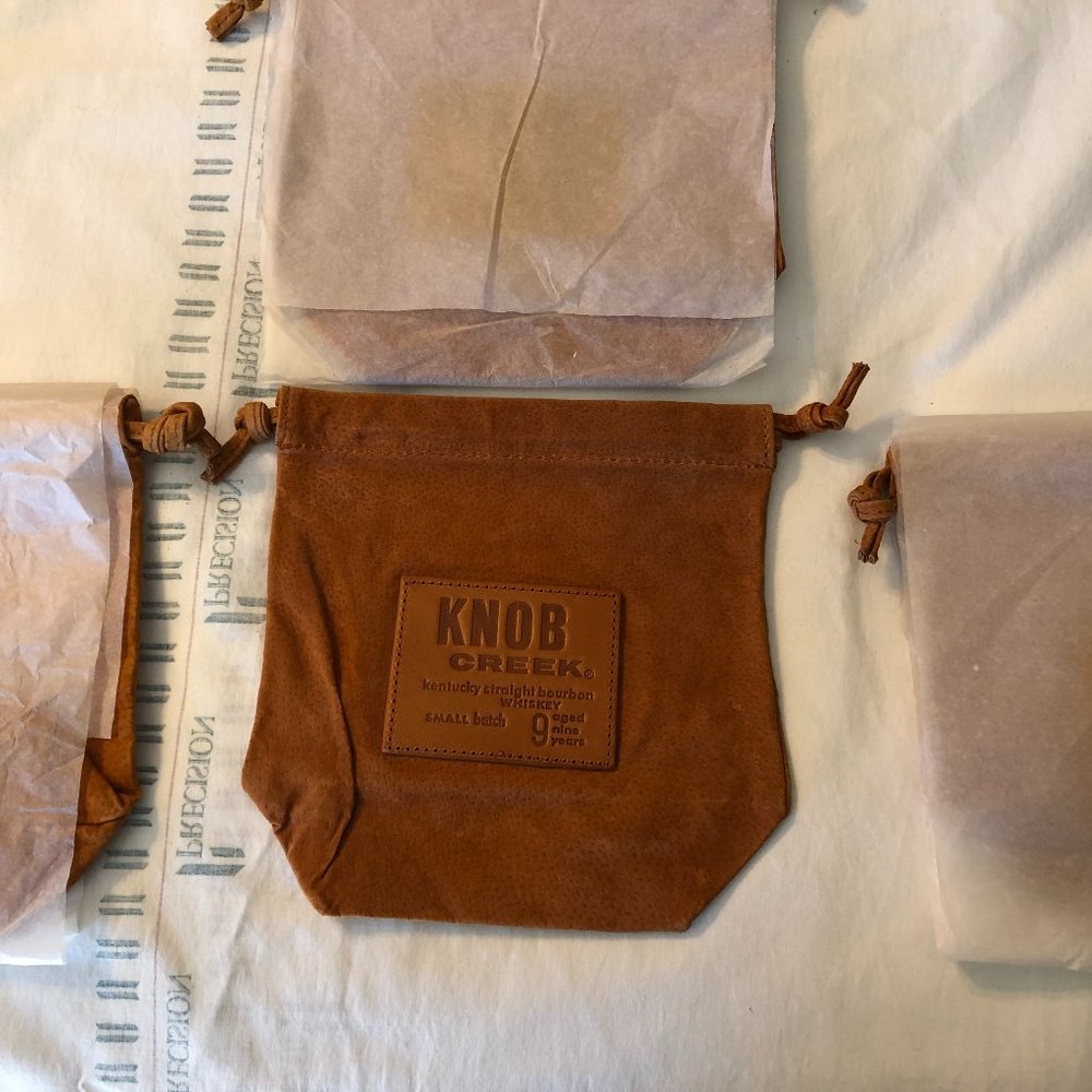 LEATHER GIFT BAGS